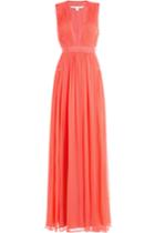 Diane Von Furstenberg Diane Von Furstenberg Gathered Silk Gown - Rose