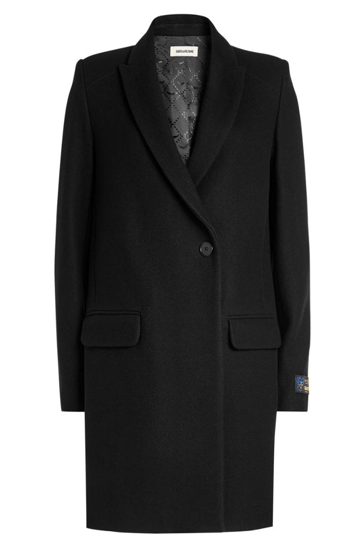 Zadig & Voltaire Zadig & Voltaire Marco Coat With Wool
