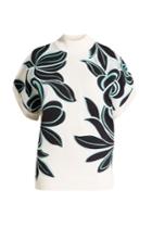 3.1 Phillip Lim 3.1 Phillip Lim Embroidered Short Sleeve Top - Multicolor