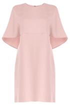 Valentino Valentino Wool-silk Cape Dress