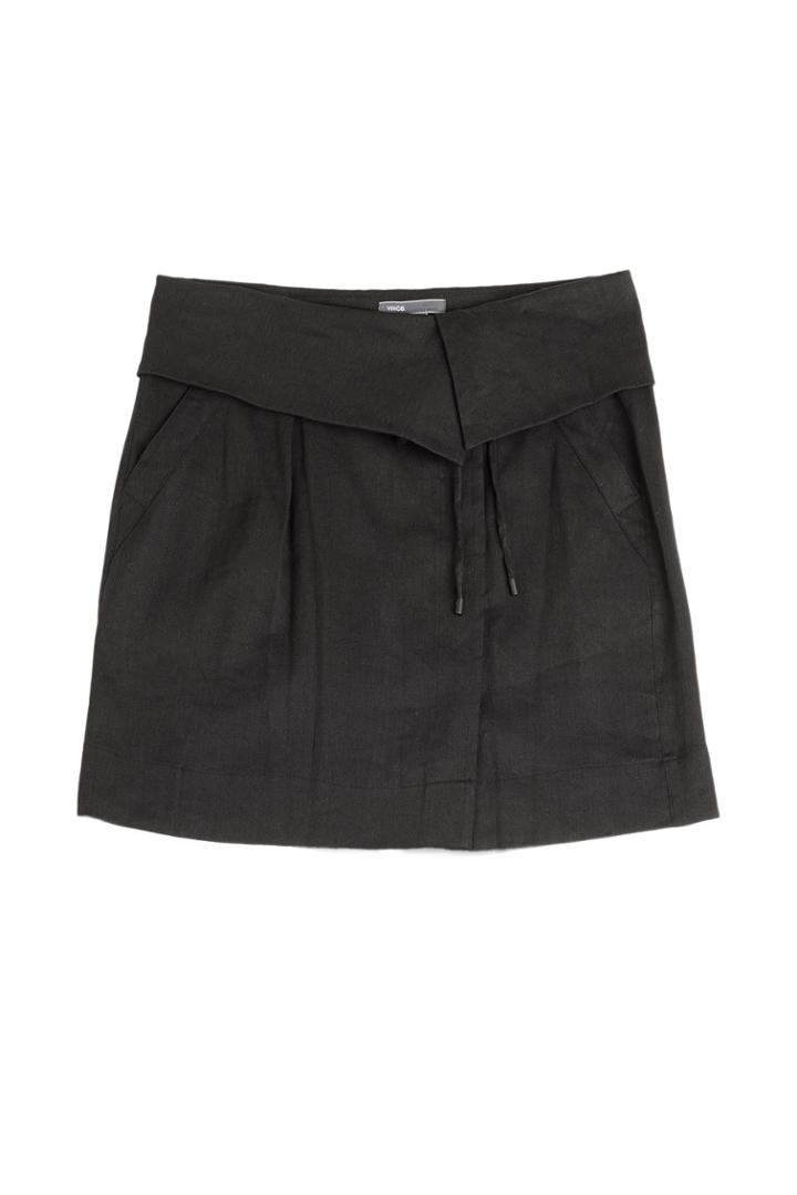 Vince Vince Linen Skirt - Black
