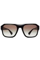 Prada Prada Square Acetate Sunglasses - Black