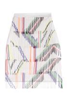 Preen Preen Skirt With Bead Embellished Fringe - White
