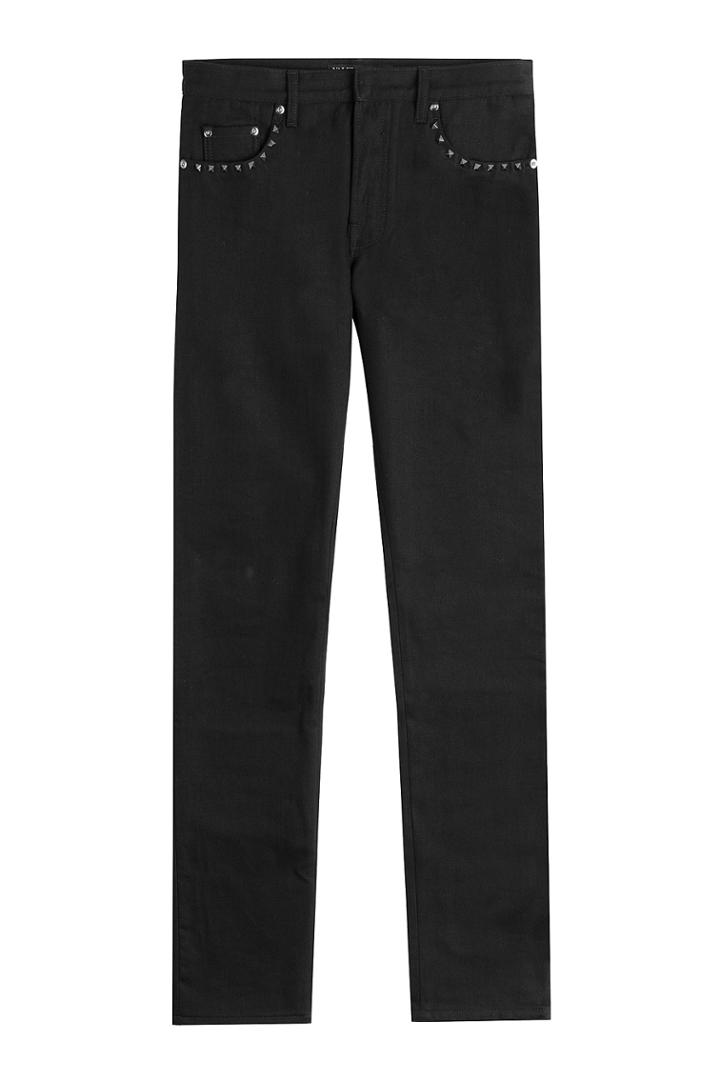 Valentino Valentino Jeans With Rockstuds - Black