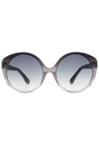 Roland Mouret Roland Mouret Farrah Round Sunglasses - Grey