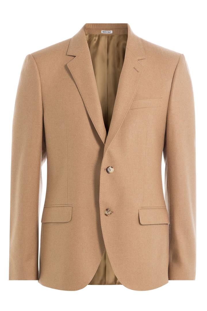 Alexander Mcqueen Alexander Mcqueen Camel Hair Blazer