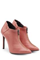 Roland Mouret Roland Mouret Leather Ankle Boots - Pink