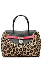 Hill & Friends Hill & Friends Happy Tote Leather And Calf Hair Tote - Animal Prints