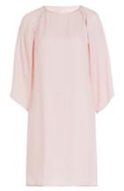 Halston Heritage Crepe Dress With Cut-out Back