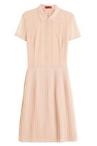 Hugo Hugo Shirt Dress With Pleated Skirt - Rose