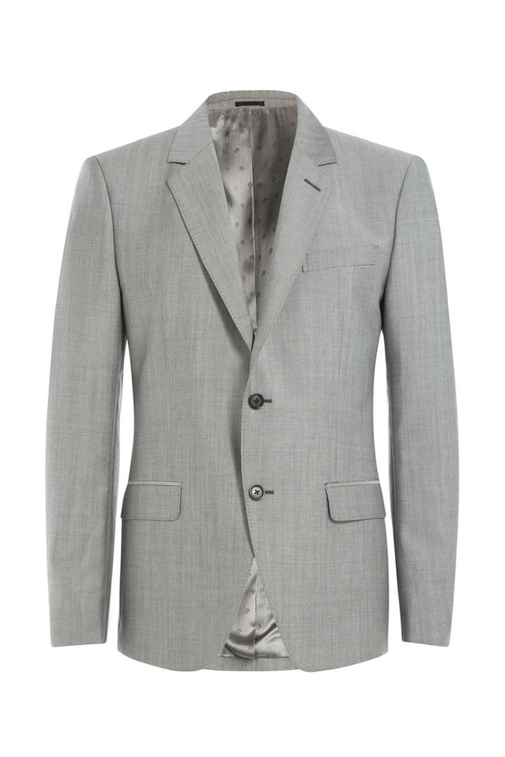 Alexander Mcqueen Alexander Mcqueen Wool-mohair Blazer - Grey