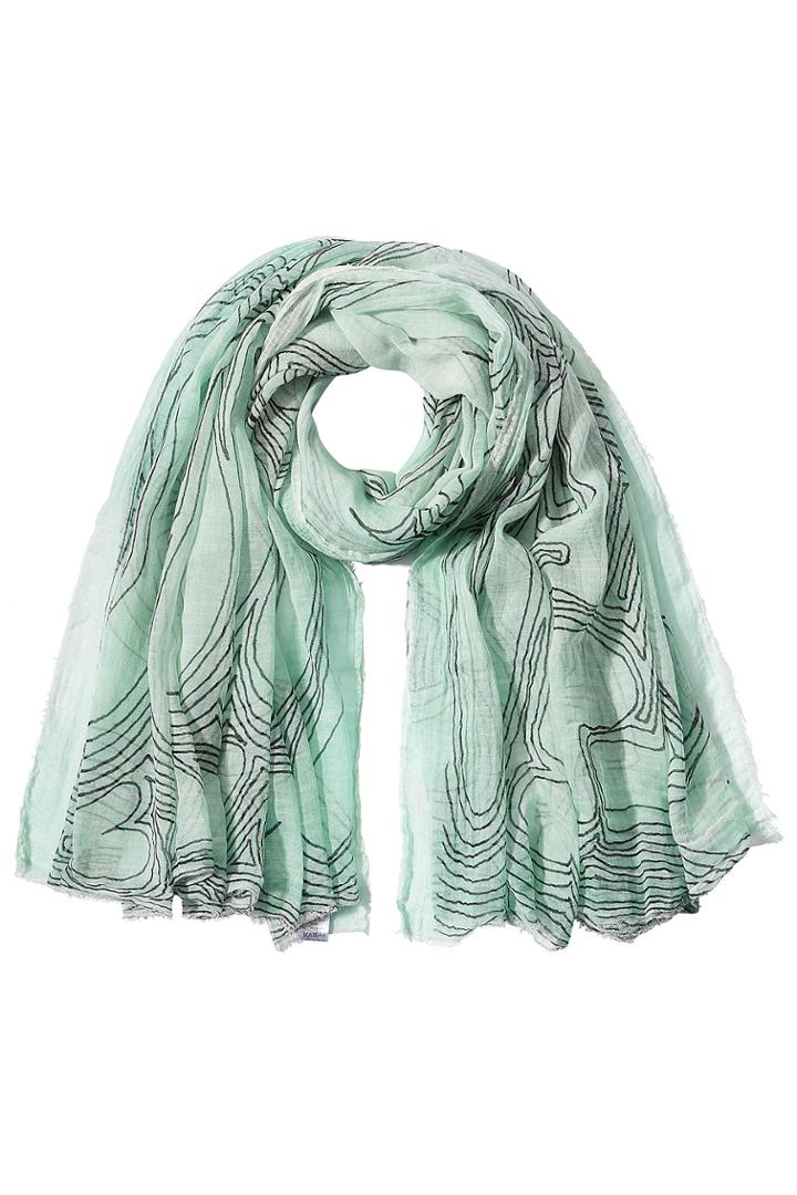 Faliero Sarti Faliero Sarti Printed Cotton Scarf With Silk - Multicolor