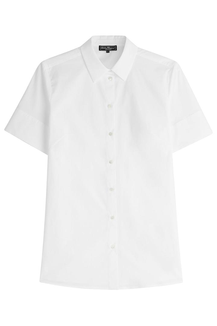 Salvatore Ferragamo Salvatore Ferragamo Cotton Shirt - White