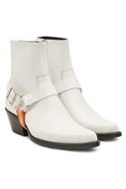 Calvin Klein 205w39nyc Calvin Klein 205w39nyc Tex Harness Leather Ankle Boots