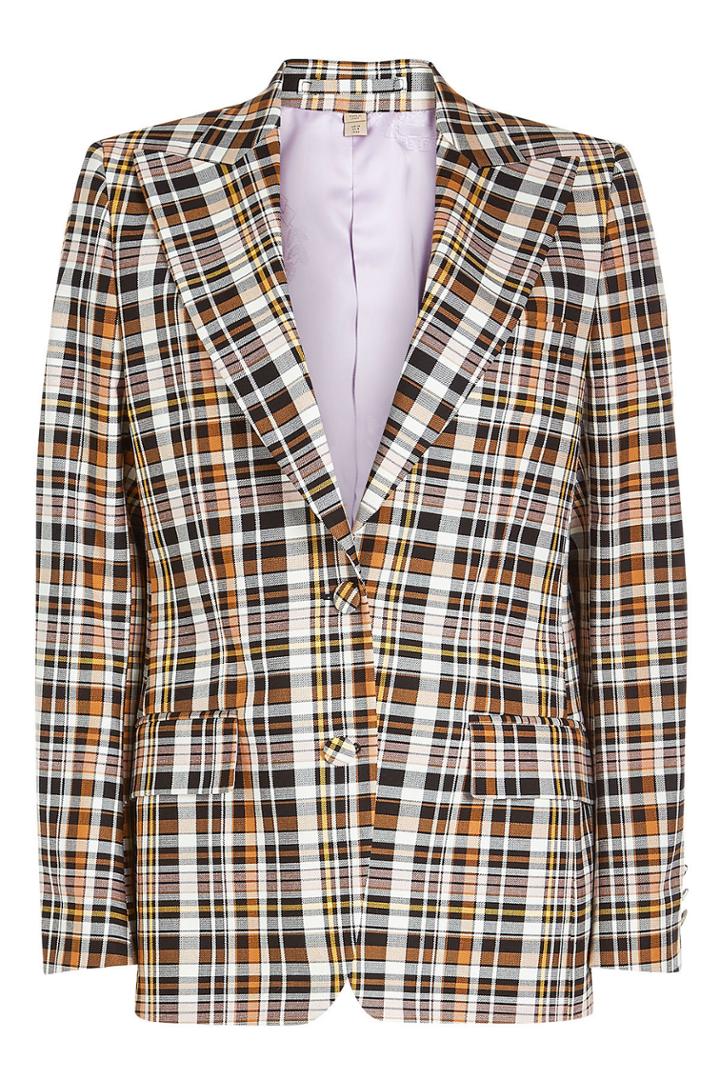 Burberry Burberry Snowhill Printed Cotton Blazer