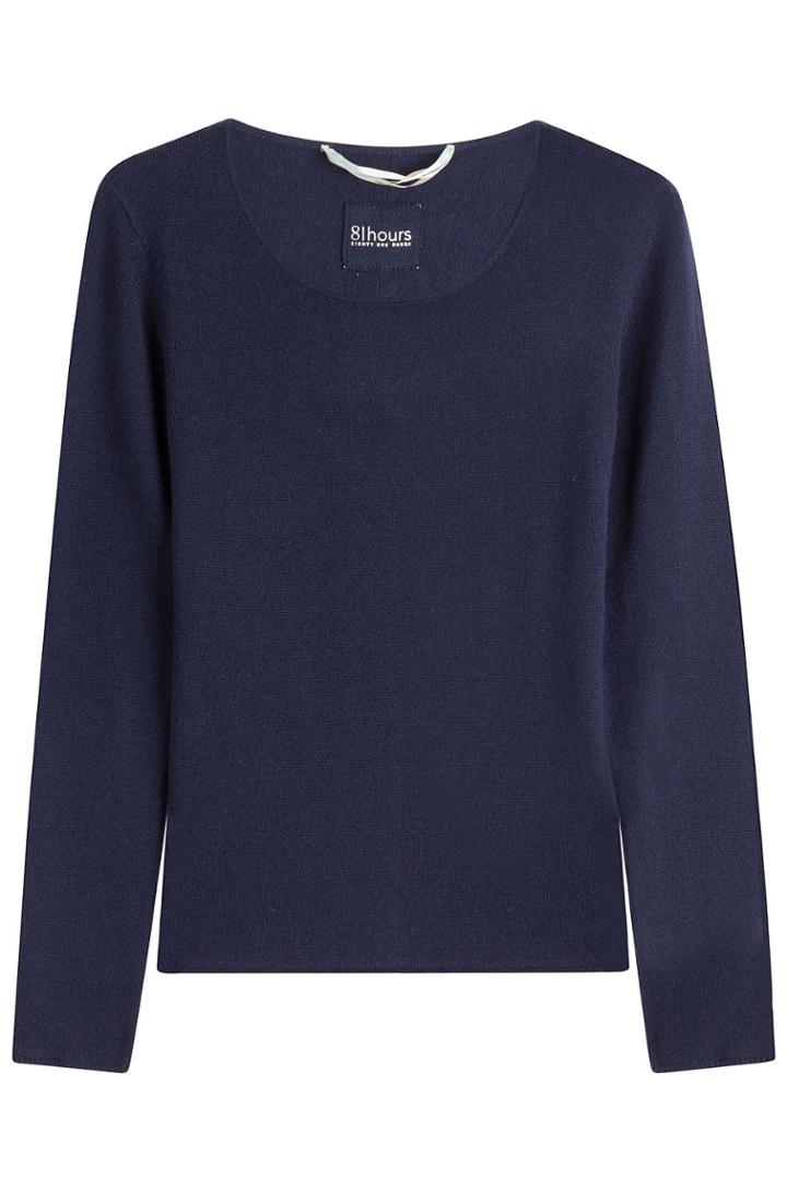 81 Hours 81 Hours Carnabi Cashmere Pullover - Blue