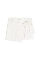 Sandy Liang Sandy Liang Perry Distressed Mini Skort