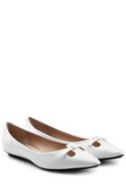 Marc Jacobs Marc Jacobs Mouse Patent Leather Ballerinas - White