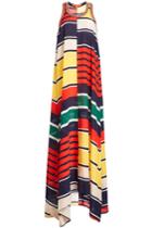 Hilfiger Collection Hilfiger Collection Striped Silk Maxi Dress