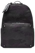 Valentino Valentino Felted Wool Backpack With Rockstuds - Black