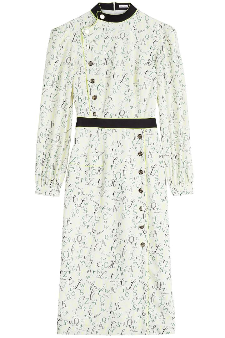 Olympia Le-tan Olympia Le-tan Bootham Printed Dress - Multicolor