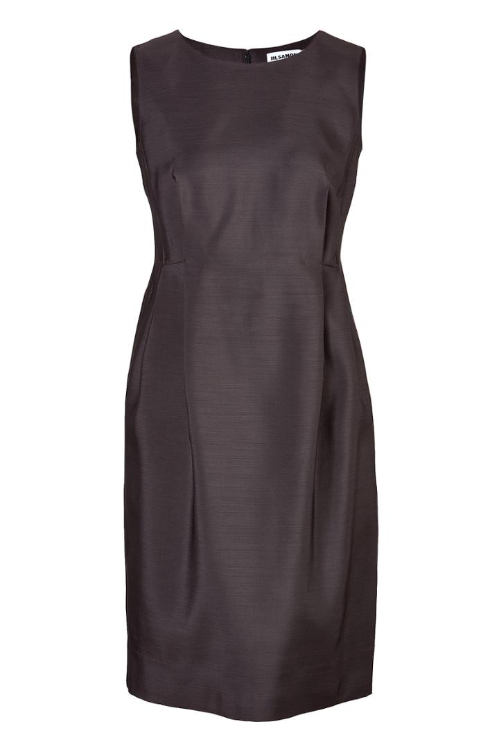 Jil Sander Jil Sander Wool-silk Darted Dress - Black