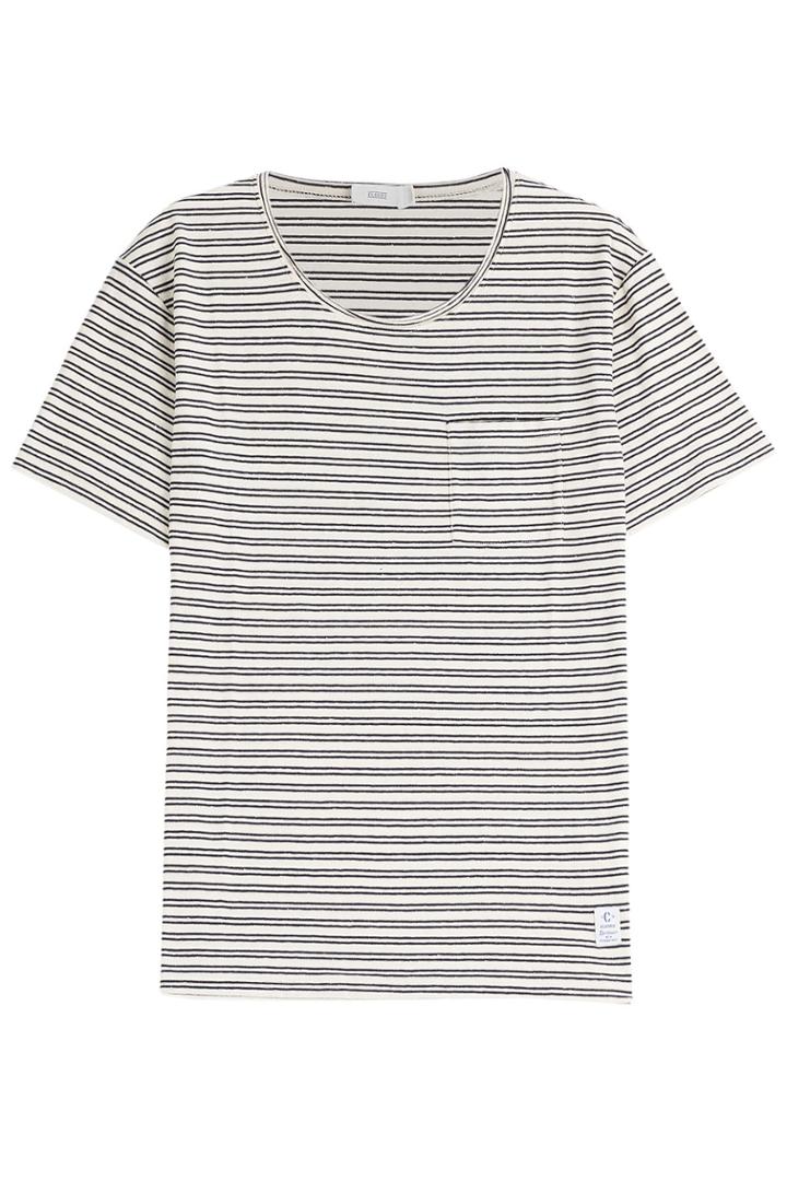 Closed Closed Striped Cotton T-shirt - Blue