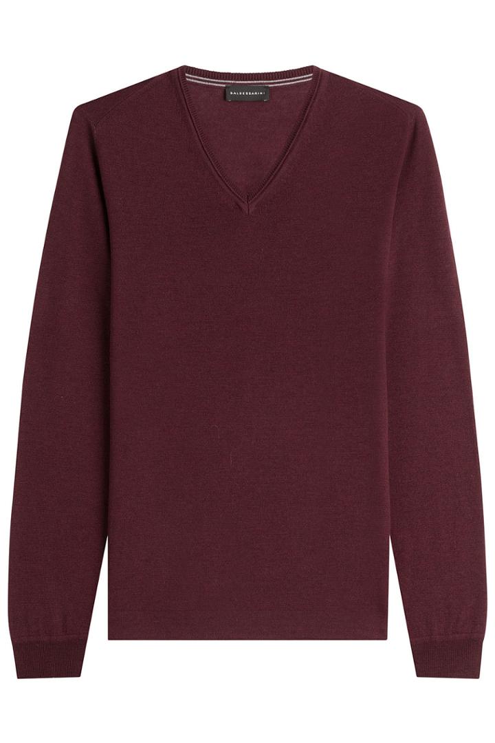 Baldessarini Baldessarini Virgin Wool Pullover - Red