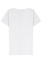 Rag & Bone Rag & Bone Cotton T-shirt With V-neckline - White