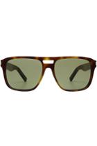 Saint Laurent Saint Laurent Tortoiseshell Print Sunglasses