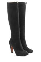 Lautre Chose Lautre Chose High Heel Suede Boots - Black