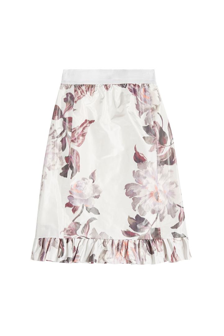 Brock Collection Brock Collection Printed Skirt With Silk
