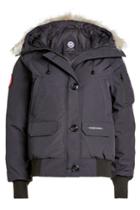 Canada Goose Canada Goose Chilliwack Down-filled Bomber Jacket With Fur Trim - Blue