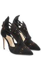 Paul Andrew Paul Andrew Embellished Suede Pumps
