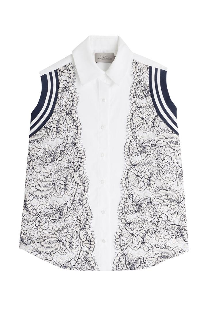 Preen By Thornton Bregazzi Preen By Thornton Bregazzi Cotton Shirt With Lace - Multicolor