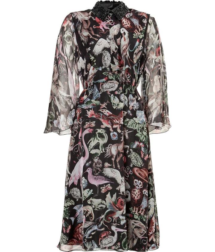 Valentino Silk Print Dress