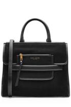 Marc Jacobs Marc Jacobs Madison Suede Tote - Black