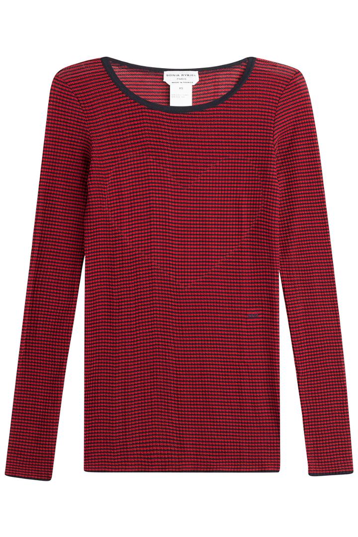 Sonia Rykiel Sonia Rykiel Cotton-silk Printed Top - Stripes