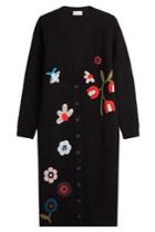 R.e.d. Valentino R.e.d. Valentino Virgin Wool Cardigan With Crochet Motifs