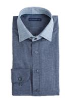 Etro Etro Cotton Micro Striped Shirt With Contrast Collar - None