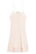Zadig & Voltaire Zadig & Voltaire Silk Slip Dress With Lace