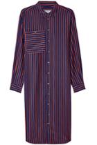 Closed Closed Abiola Striped Shirt Dress With Silk