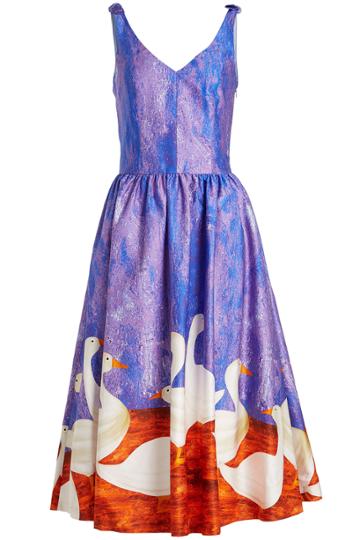 Stella Jean Stella Jean Printed Cotton Dress