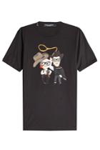 Dolce & Gabbana Dolce & Gabbana Cotton T-shirt With Embroidered Motif