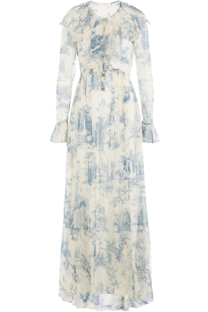 Philosophy Di Lorenzo Serafini Philosophy Di Lorenzo Serafini Printed Silk Maxi Dress - Multicolor