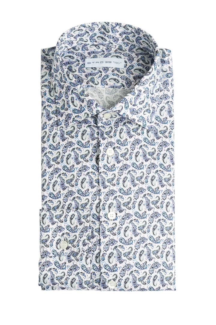 Etro Etro Paisley Print Cotton Button Down