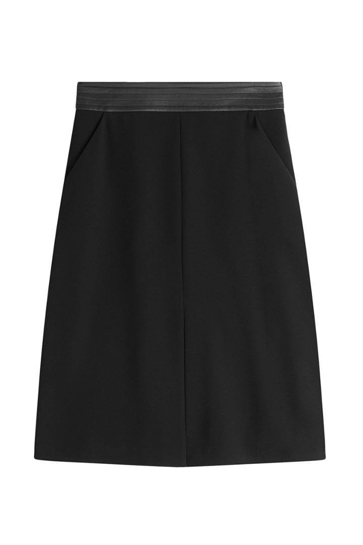 Barbara Bui Barbara Bui Skirt With Leather Waistband