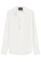 Boutique Moschino Boutique Moschino Ruffled Blouse With Silk