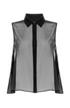 Mcq Alexander Mcqueen Sheer Trapeze Tank