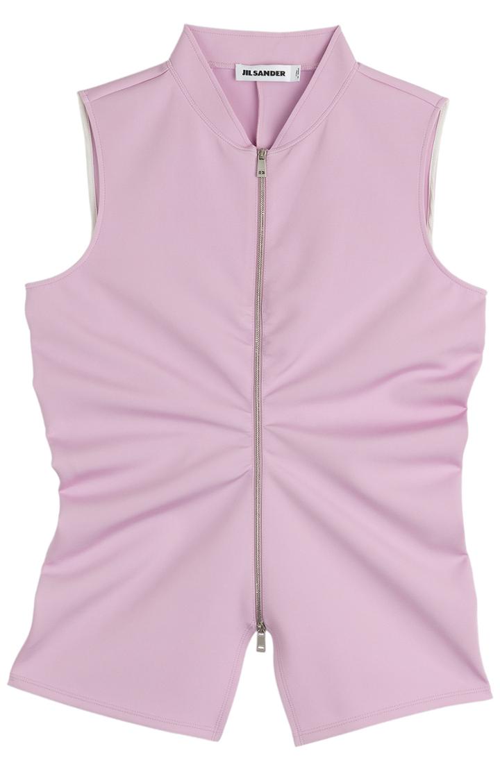 Jil Sander Zipped Neoprene Top